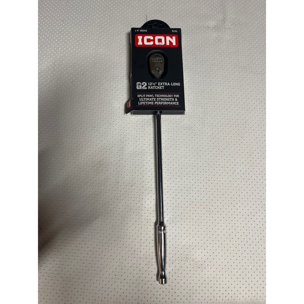 Icon G2 1/4 Drive 12.5 Inch Extra-Long Professional Ratchet R1XL 70440 NEW
